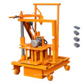 QTF 40-3C Small Manual Mobile Block brick making machine fly ash cement gal machine plant used for sales in Srilanka USA